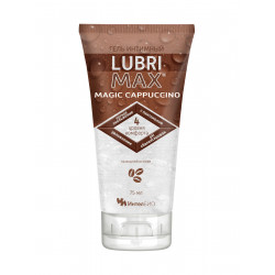 Интимный гель-смазка на водной основе Lubrimax Magic Cappuccino - 75 мл.