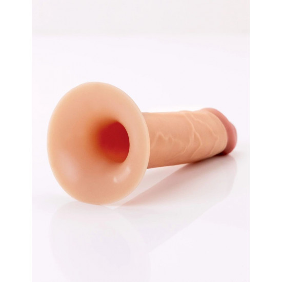 Полый страпон на ремнях 6’’ Hollow Silicone Strap-on