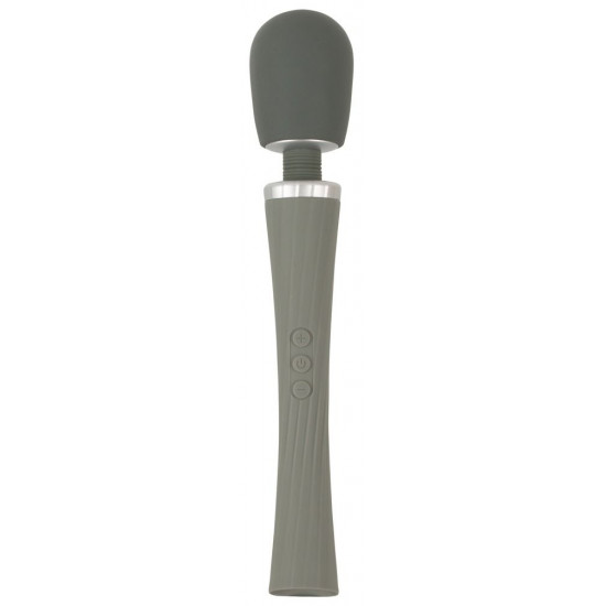 Серый жезловый вибратор Super Strong Wand Vibrator