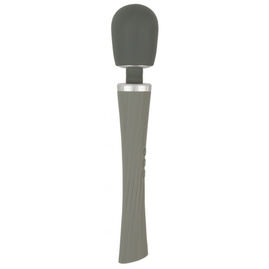 Серый жезловый вибратор Super Strong Wand Vibrator