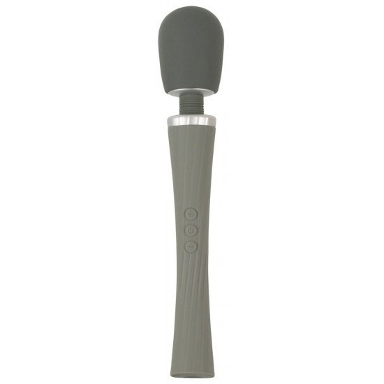 Серый жезловый вибратор Super Strong Wand Vibrator