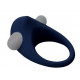 Гладкое синее эрекционное виброкольцо Stimu Ring