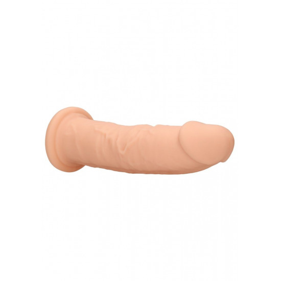 Телесный фаллоимитатор без мошонки Silicone Dildo Without Balls - 22,8 см.