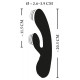 Черный вибратор-кролик с электростимуляцией E-Stim Rabbit Vibrator - 20,5 см.
