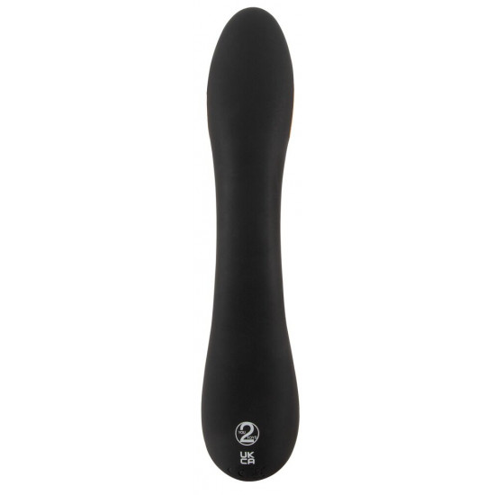 Черный вибратор-кролик с электростимуляцией E-Stim Rabbit Vibrator - 20,5 см.