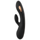 Черный вибратор-кролик с электростимуляцией E-Stim Rabbit Vibrator - 20,5 см.