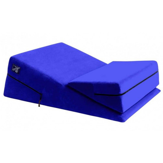 Синяя подушка для секса из двух частей Liberator Wedge/Ramp Combo