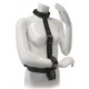 Чёрный комплект для фиксация рук RESTRAINT BODY HARNESS WITH COLLAR