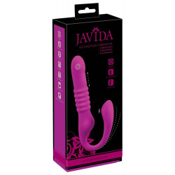 Лиловый вибратор 3 Function Vibrator с функцией фрикций и постукиванием