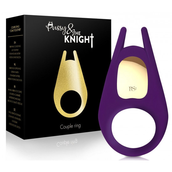 Фиолетовое эрекционное виброкольцо Rianne S Pussy   The Knight