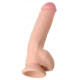 Телесный фаллоимитатор  RealStick Elite DILDO Marc - 24 см.