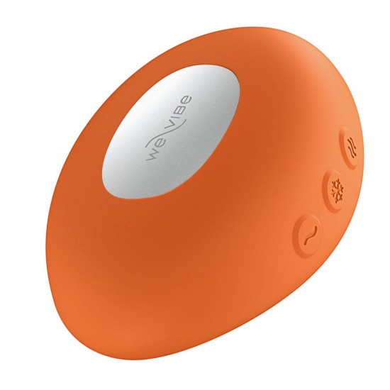 Оранжевый вибратор We-Vibe Temp для температурных игр