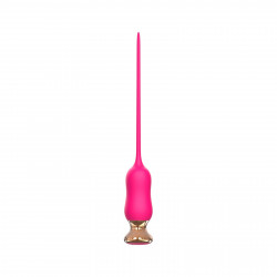 Розовый тонкий стимулятор Nipple Vibrator - 23 см.
