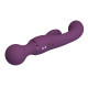 Сливовый двусторонний вибратор 2-в-1 All Rounder - кролик и wand