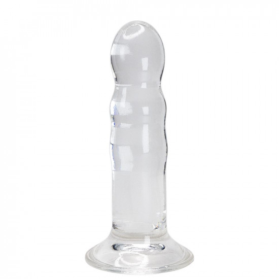 Прозрачный фаллоимитатор на присоске Gallant Jelly Dildo - 16 см.