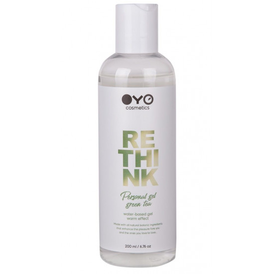 Увлажняющий гель на водной основе с согревающим эффектом OYO Personal Gel Green Tea - 200 мл. Увлажняющий гель на водной основе с согревающим эффектом OYO Personal Gel Green Tea - 200 мл.