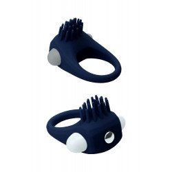 Синее эрекционное виброкольцо Stimu Ring