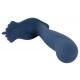 Синий вибростимулятор простаты Vibrating Butt Plug - 11,7 см.