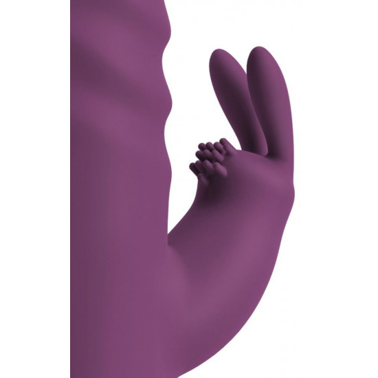 Фиолетовый вибратор-кролик 2 Function Rabbit Vibrator - 23,7 см.