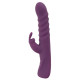Фиолетовый вибратор-кролик 2 Function Rabbit Vibrator - 23,7 см.