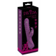 Фиолетовый вибратор-кролик 2 Function Rabbit Vibrator - 23,7 см.