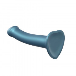 Голубой фаллоимитатор Mono Density Dildo Size M - 16 см.