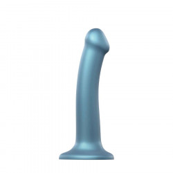 Голубой фаллоимитатор Mono Density Dildo Size M - 16 см.