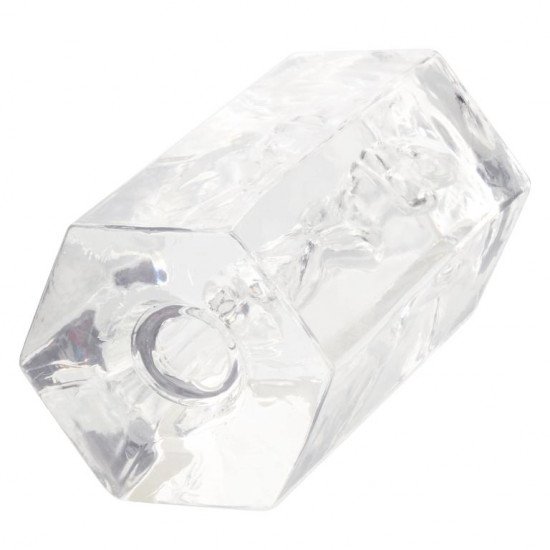 Прозрачный мастурбатор Crystal с внутренним рельефом в виде женского тела Прозрачный мастурбатор Crystal с внутренним рельефом в виде женского тела
