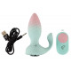 Анальная пробка JUVELA RC Butt Plug с пультом ДУ - 11,5 см.