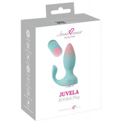 Анальная пробка JUVELA RC Butt Plug с пультом ДУ - 11,5 см.