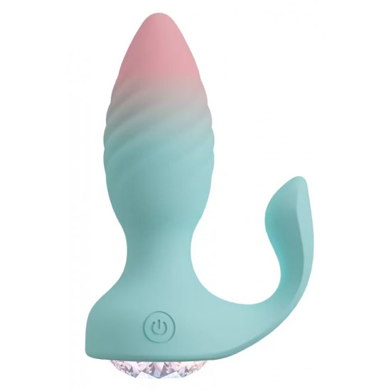 Анальная пробка JUVELA RC Butt Plug с пультом ДУ - 11,5 см.