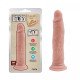 Телесный фаллоимитатор Lascivious Dildo - 21,4 см.