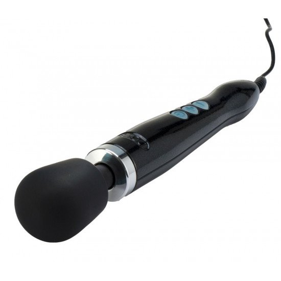 Черный жезловый вибратор Doxy Die Cast Wand Massager