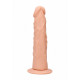 Телесный фаллоимитатор Realistic Dildo - 20 см.