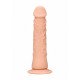 Телесный фаллоимитатор Realistic Dildo - 20 см.