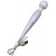 Белый вибромассажёр Mimi Magic Wand - 19,2 см.