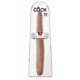 Двусторонний кофейный дилдо 16  Tapered Double Dildo - 40,6 см.