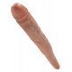 Двусторонний кофейный дилдо 16  Tapered Double Dildo - 40,6 см.