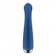 Синий вибратор для G-стимуляции Spinning G-Spot 1 - 17 см.