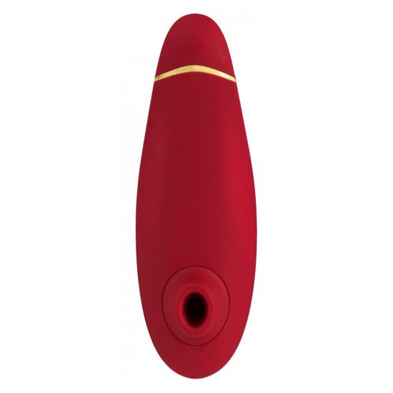 Красный бесконтактный клиторальный стимулятор Womanizer Premium