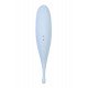 Голубой вакуум-волновой стимулятор клитора Satisfyer Twirling Pro