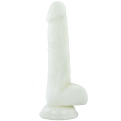 Светящийся в темноте фаллоимитатор 7 Inch Lumino Play Silicone Dildo - 18 см.