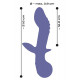 Сиреневый вибратор AWAQ.U Vibrator 02 - 21,6 см.