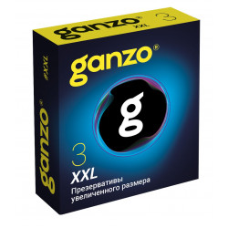 Презервативы увеличенного размера Ganzo XXL - 3 шт.
