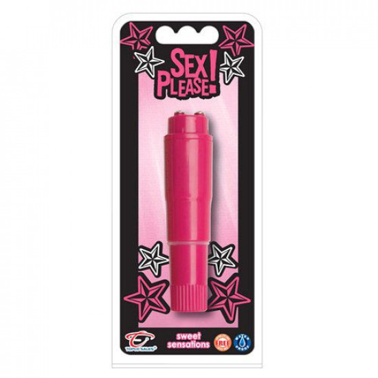 Розовая виброракета Sex Please! Sweet Sensations Vibe Розовая виброракета Sex Please! Sweet Sensations Vibe