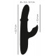 Зеленый вибратор-кролик с подвижным кольцом Thumping Rabbit Vibrator - 22,7 см.