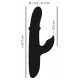 Зеленый вибратор-кролик с подвижным кольцом Thumping Rabbit Vibrator - 22,7 см.