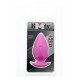 Большая розовая анальная пробка BOOTYFUL ANAL PLUG LARGE PINK - 10 см.