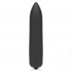 Черная вибропуля X-Basic Long Bullet 10 speeds - 9 см.