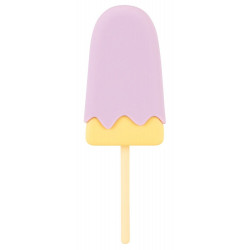 Сиреневый мини-вибратор в форме пломбира Vibrating Popsicle